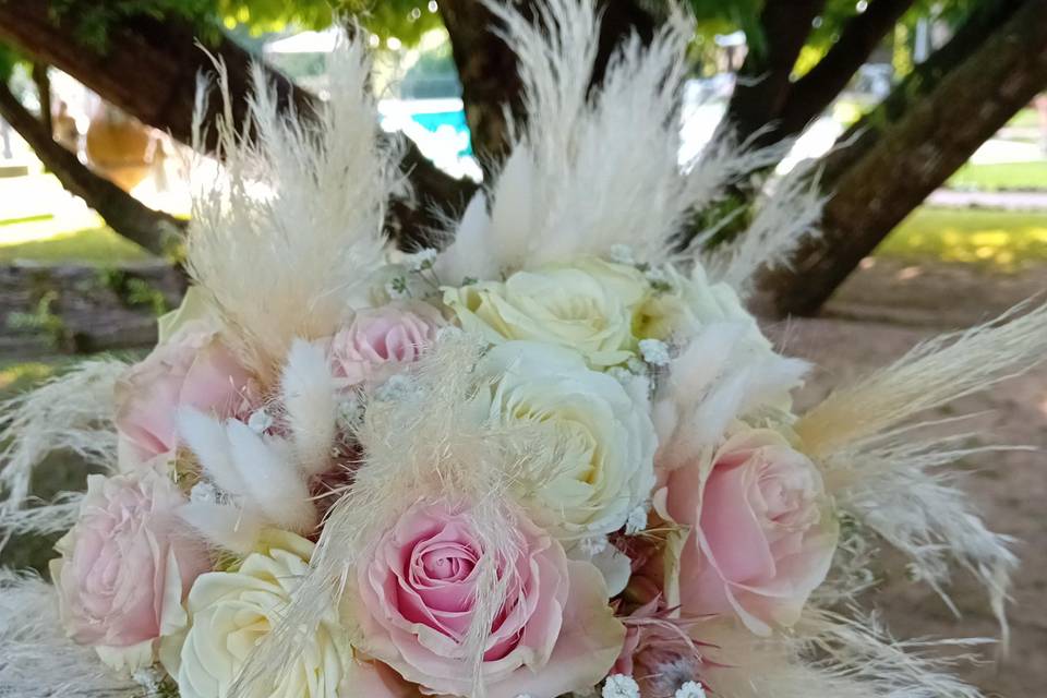 Bouquet con pampas