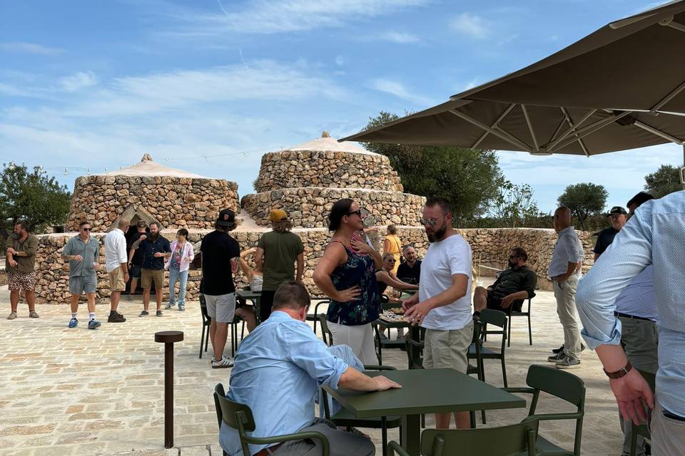 Evento privato ai trulli