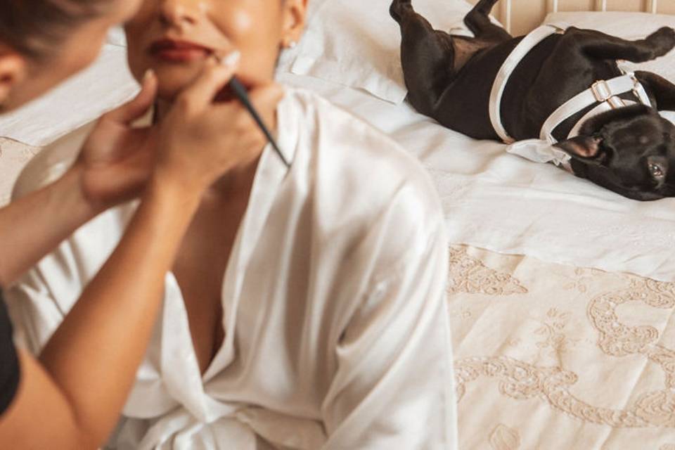 Preparazione sposa