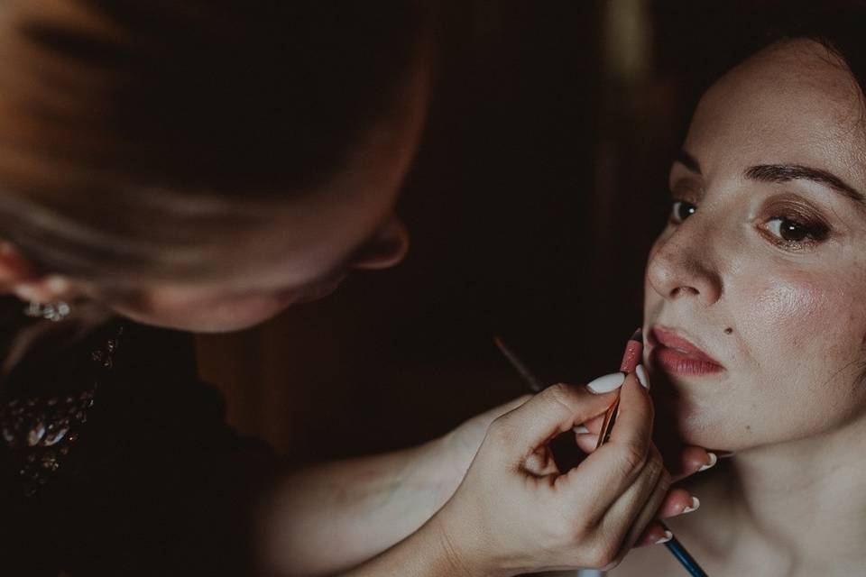 Preparazione sposa