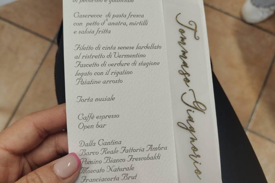 Menu ceralacca