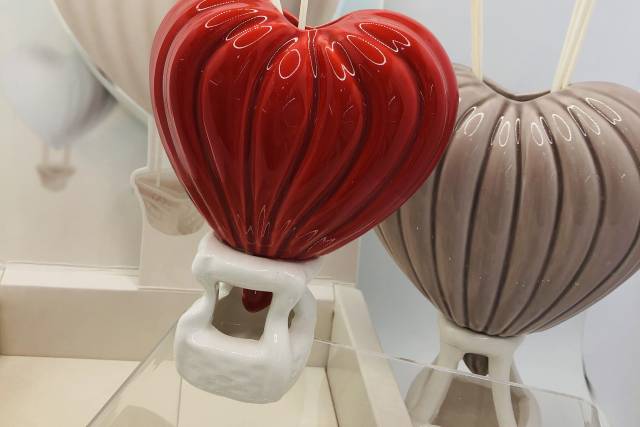 Profumatori a cuore colorati