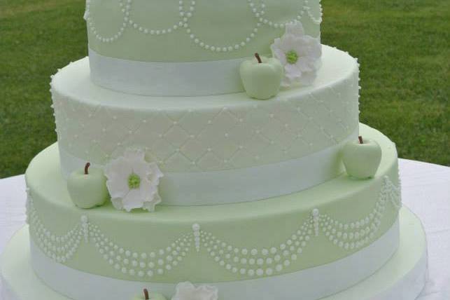 Wedding cake con cuori