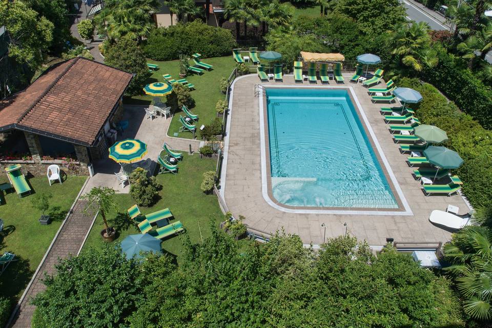 Piscina dall'alto