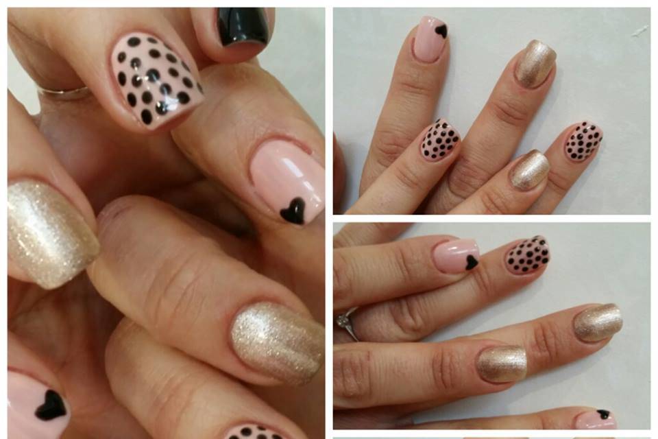 Acrilico+ Nail Art con Gelish