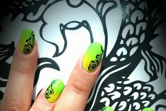 Acrilico+ Nail Art con Gelish