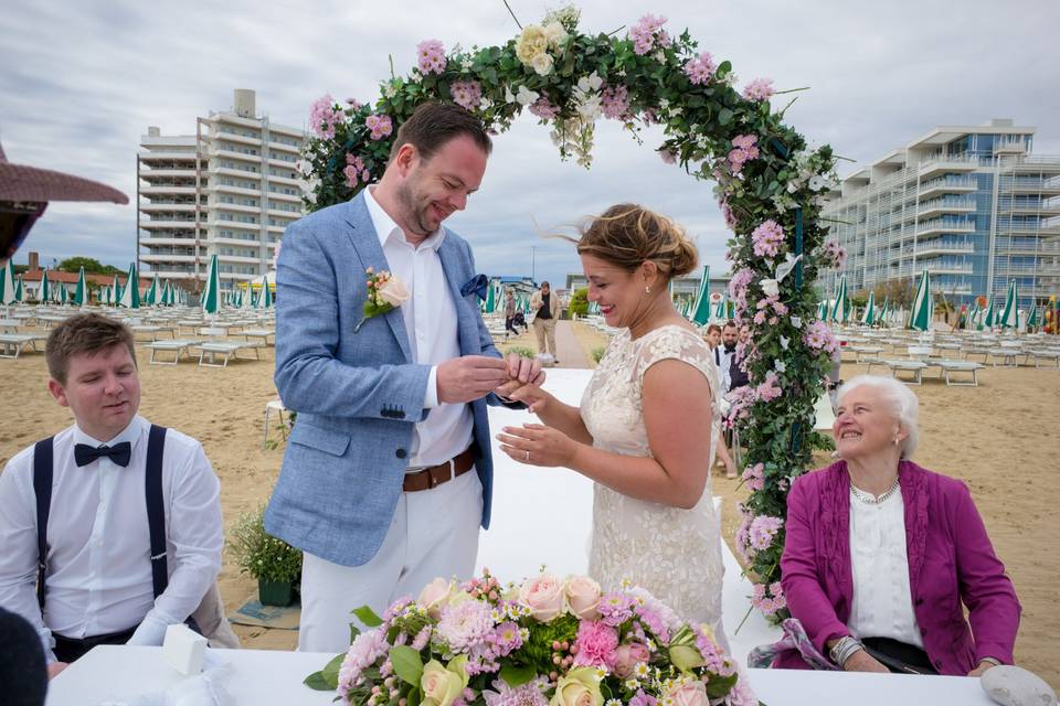 Matrimonio spiaggia Jesolo