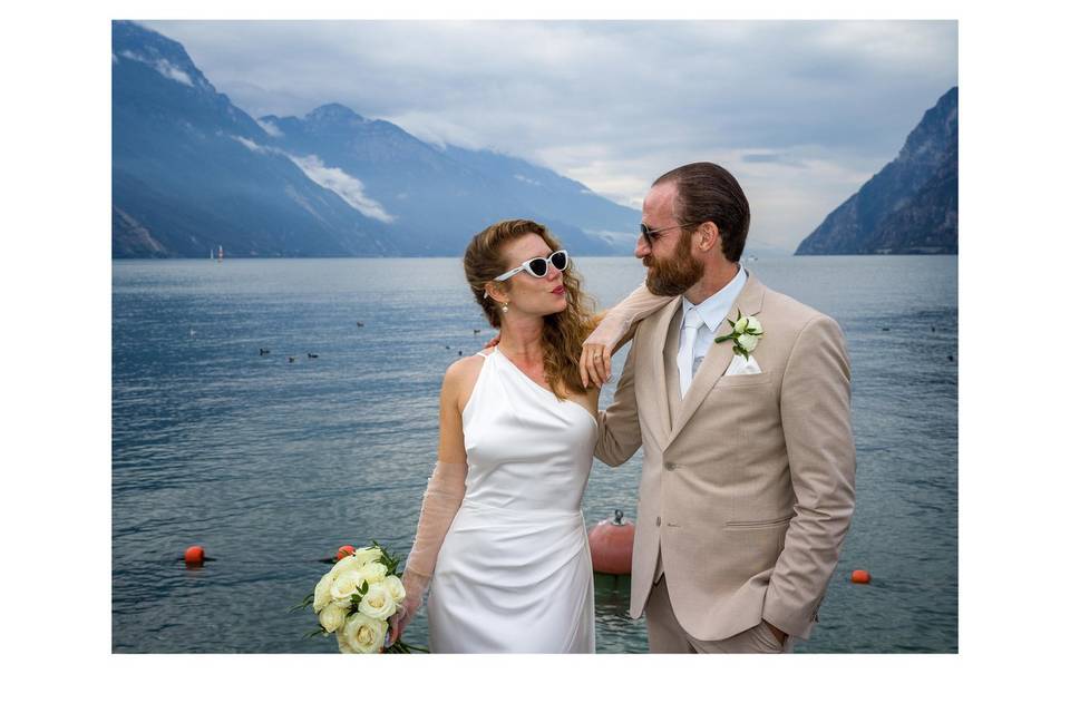 Wedding Elopement lake Garda
