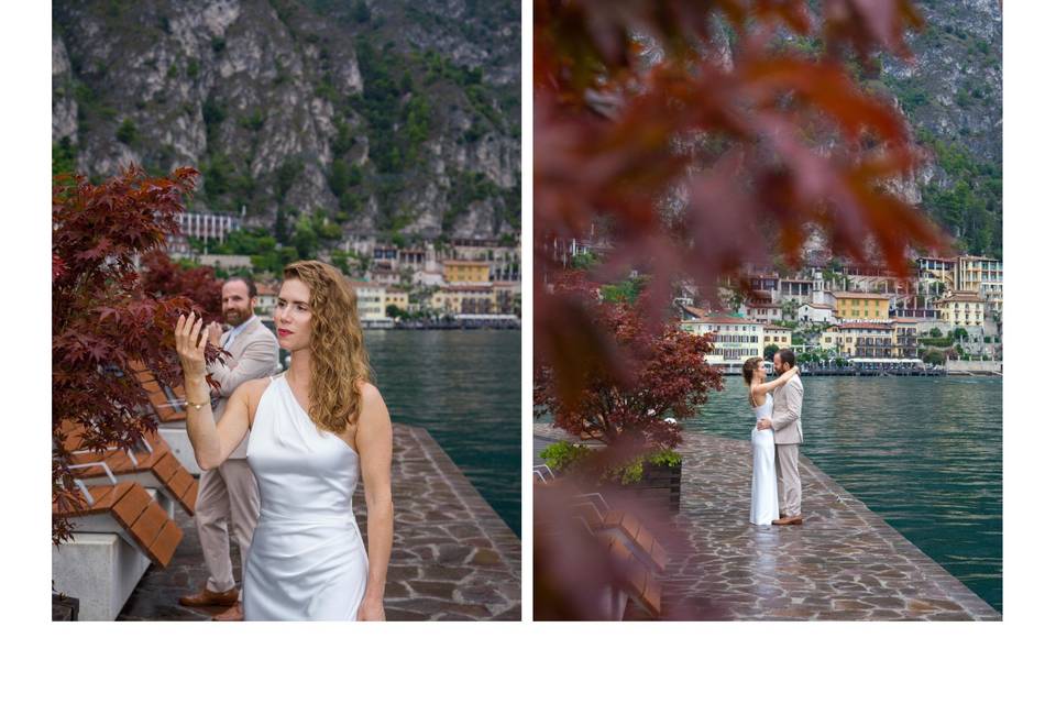 Wedding Elopement lake Garda