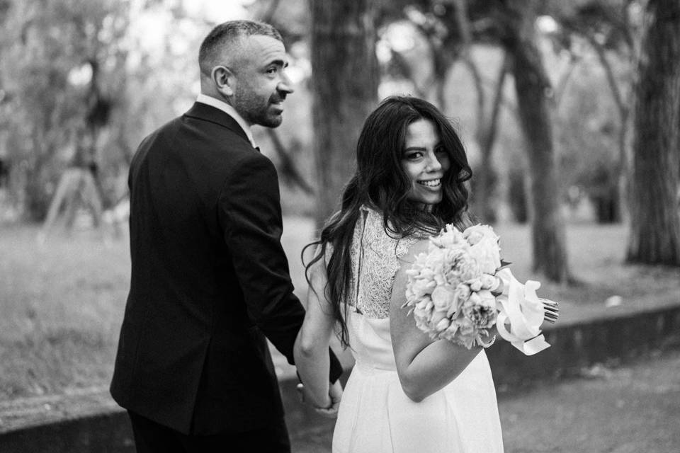 Capelli sciolti sposa