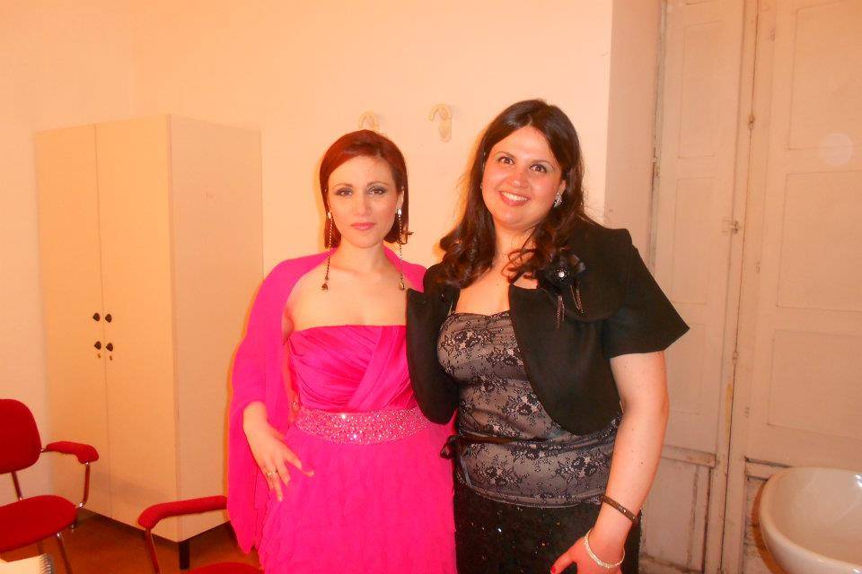 Con  Carmen Giannattasio