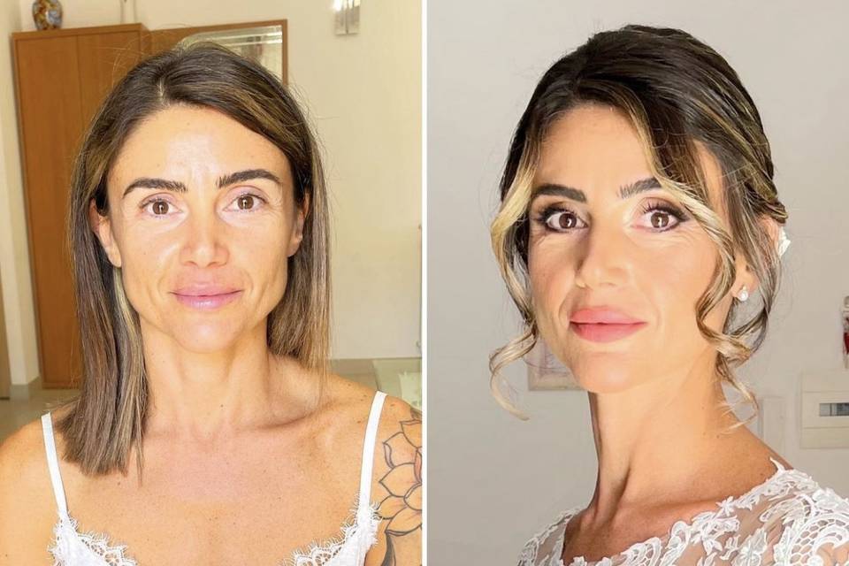 Make-up e acconciatura sposa