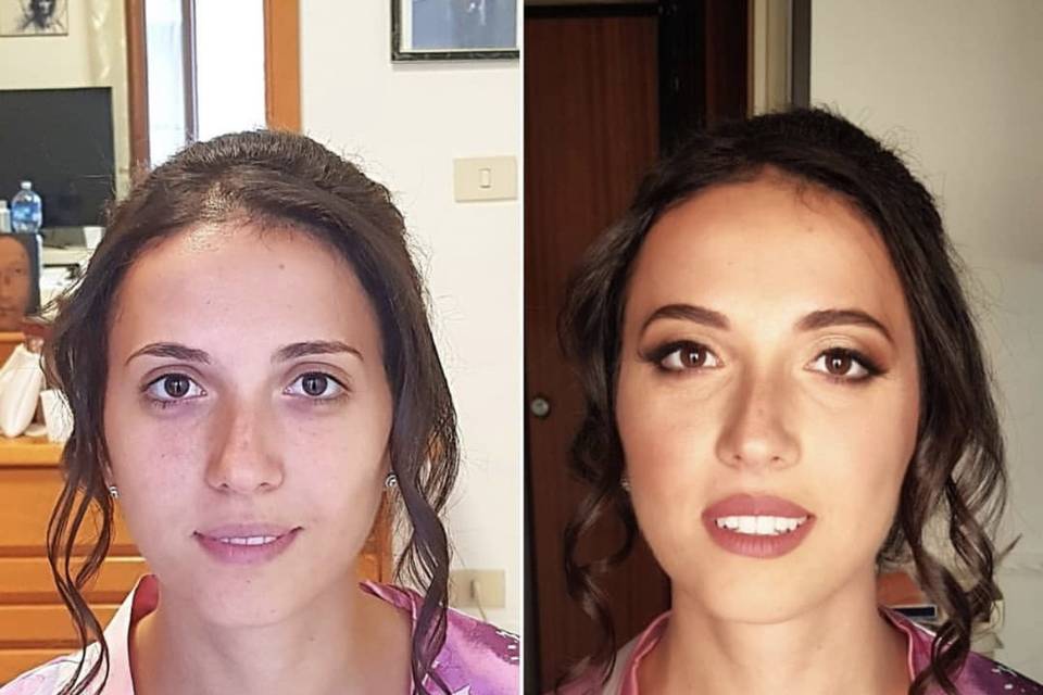 Make-up e acconciatura sposa