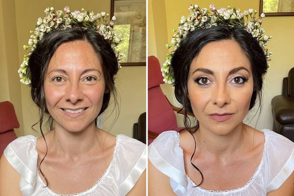 Make-up e acconciatura sposa