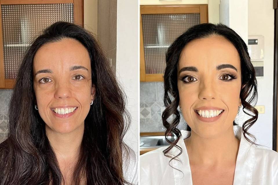 Make-up e acconciatura sposa