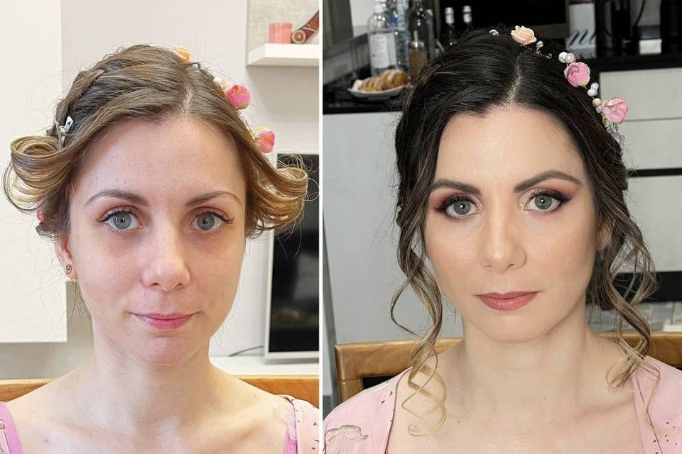 Make-up e acconciatura sposa