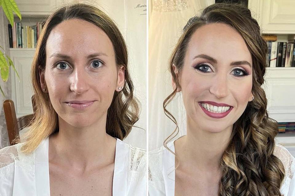 Make-up e acconciatura sposa