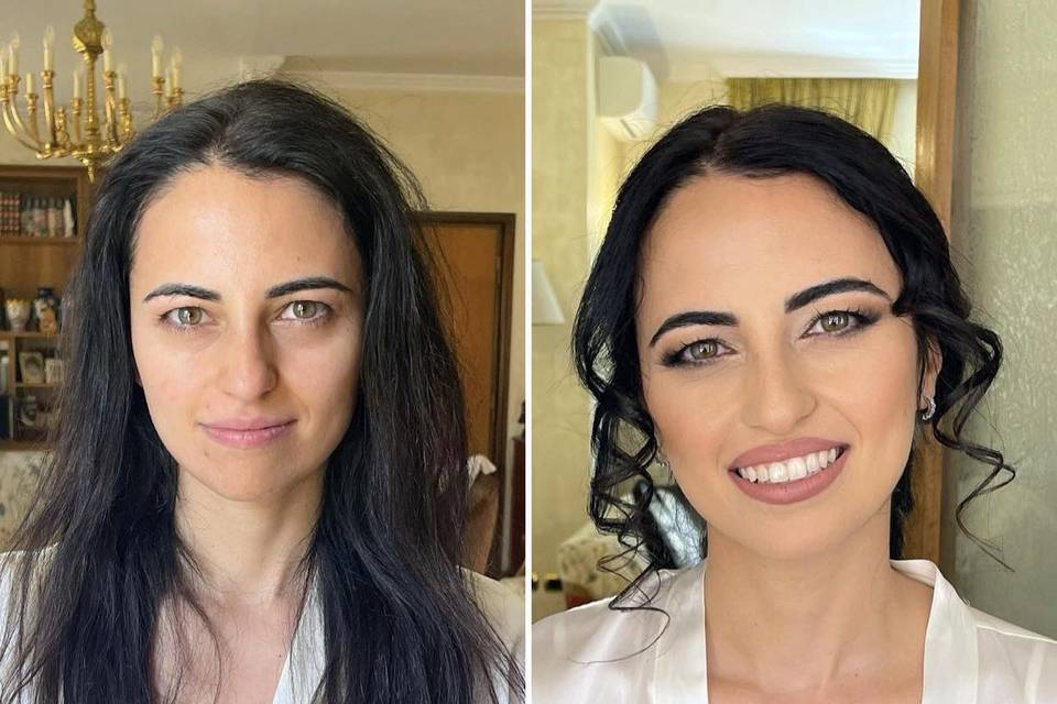 Make-up e acconciatura sposa