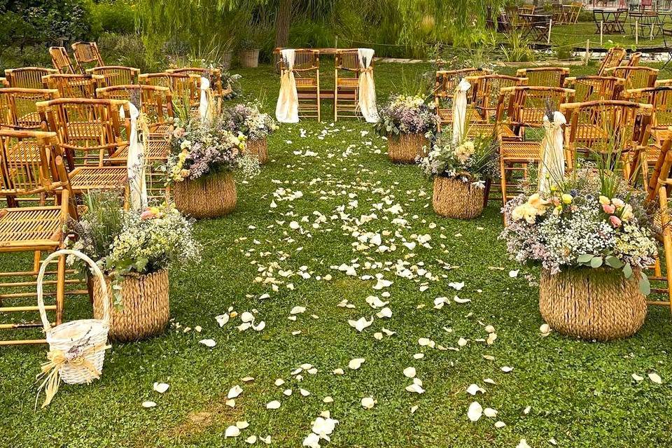 Giardino per cerimonia civile
