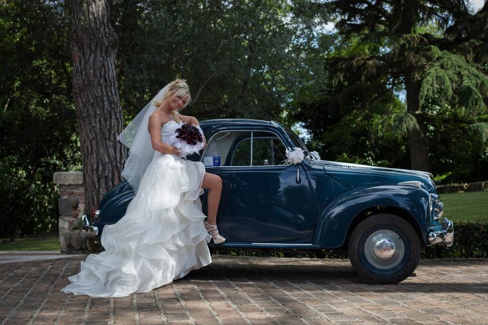 Topolino con Sposa in posa