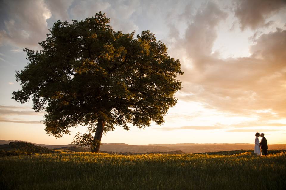 Tramonto in Umbria