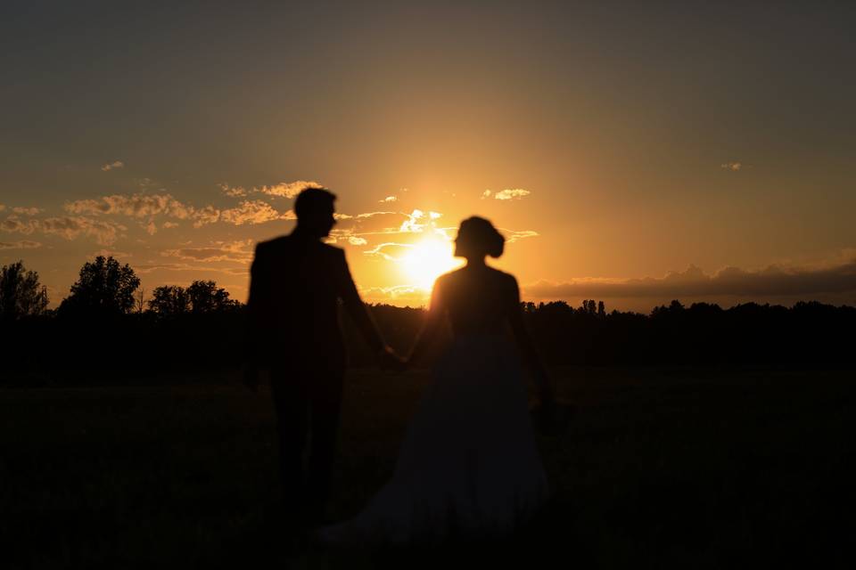 Tra le luci del tramonto