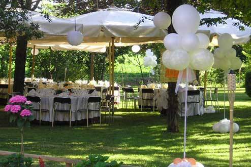 Allestimento all'aperto