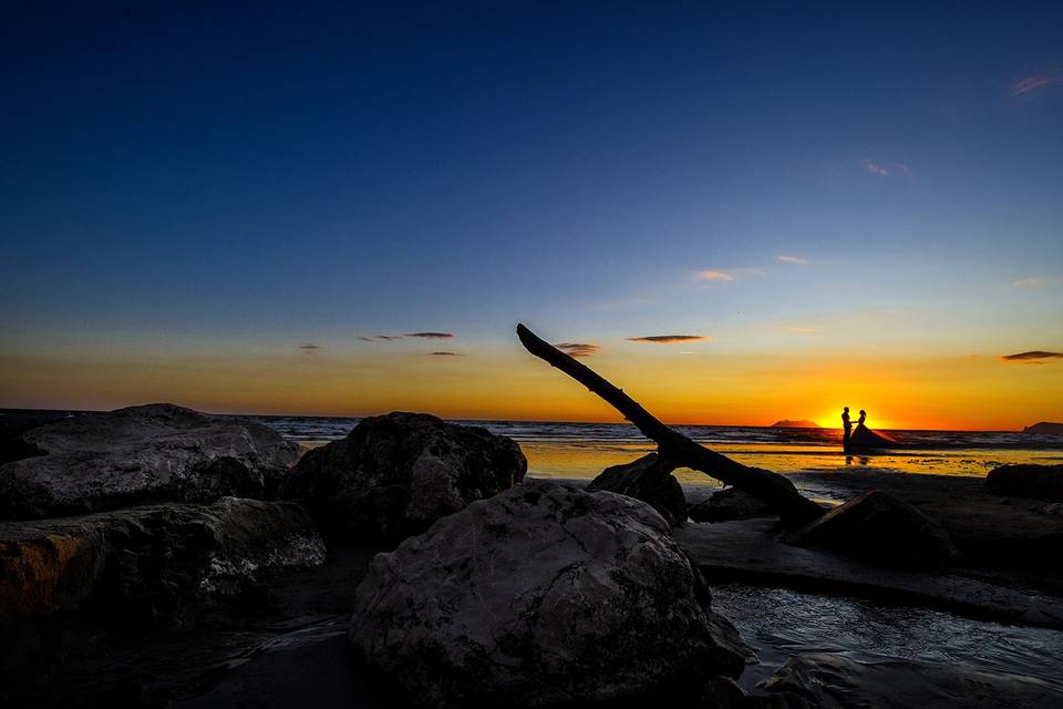 Tramonto al mare