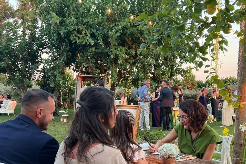 Live painting Casina Calò