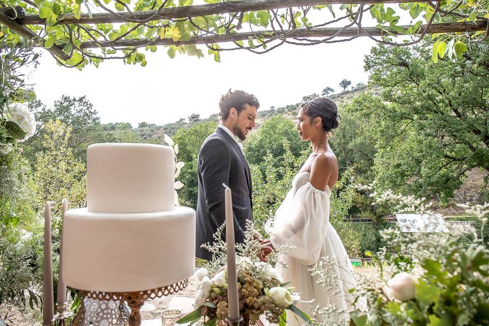 Nature Wedding Cake