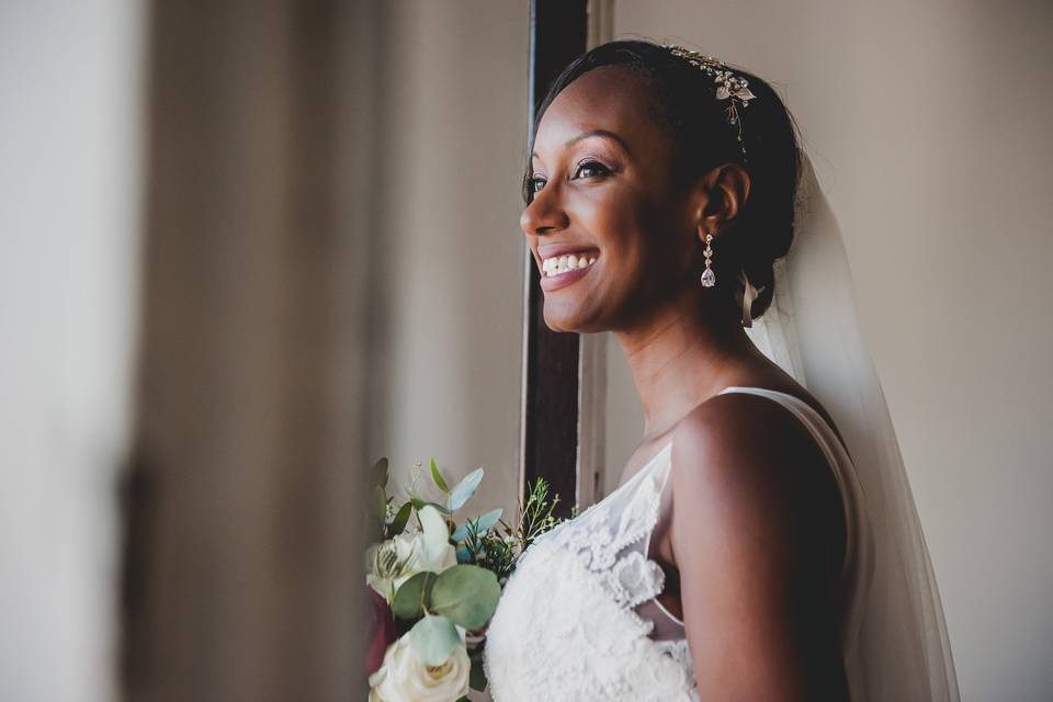 Bride Getting Ready