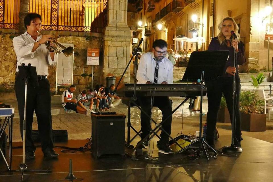 In concerto con trombettista