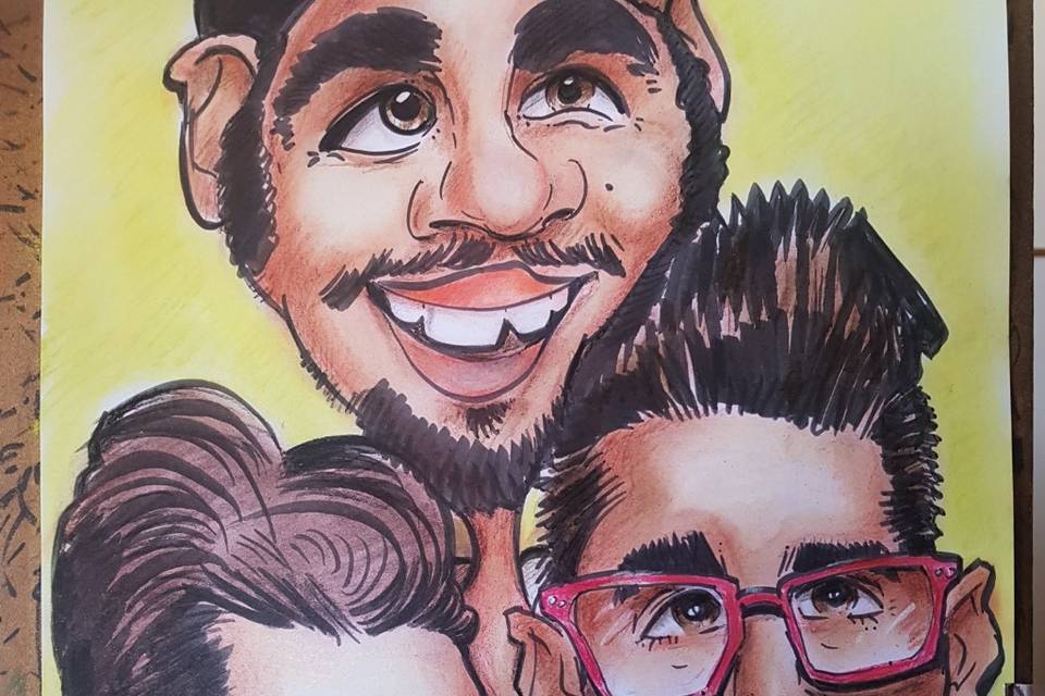 Il Volo. Caricature speciali