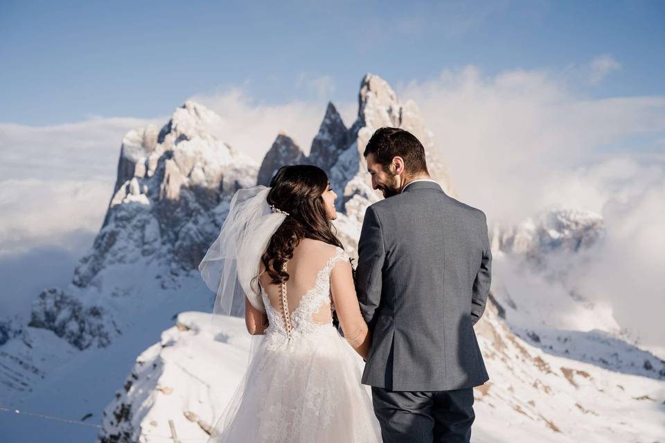 Dolomites wedding