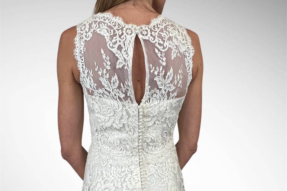 Abito Sposa Bianco Pizzo 1