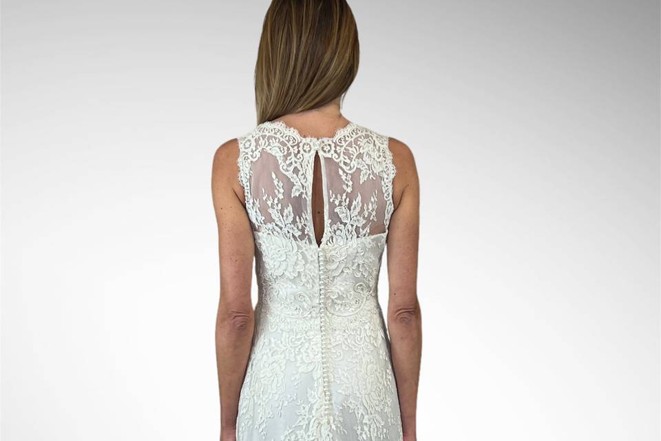 Abito Sposa Bianco Pizzo 4