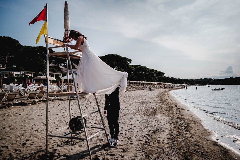 Sposi in spiaggia