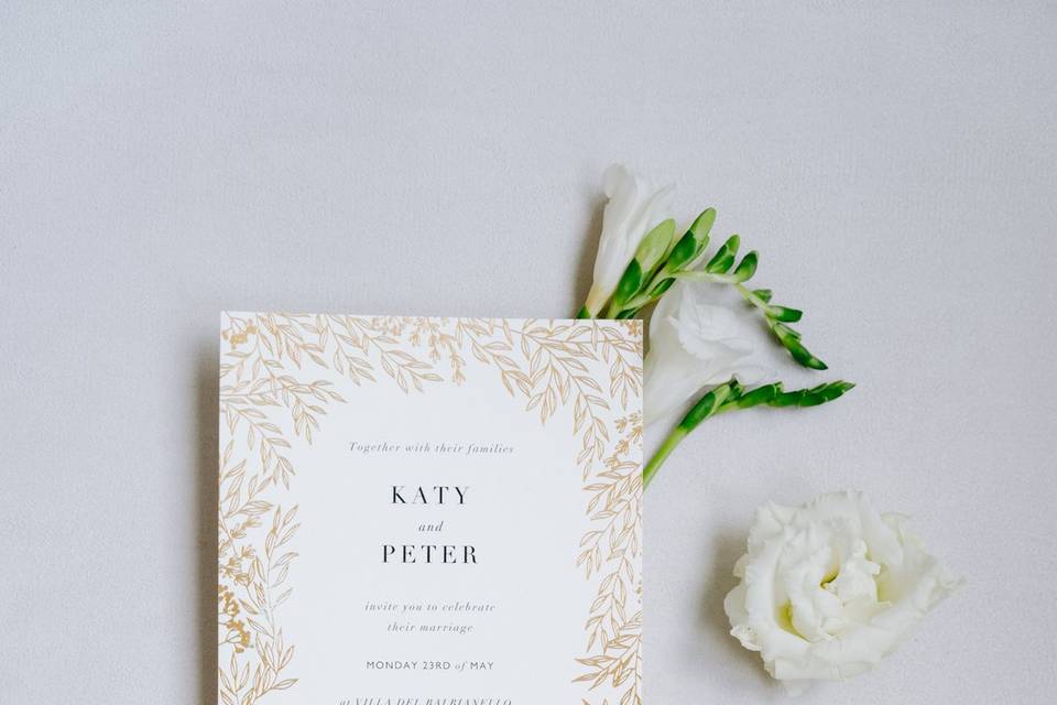 Wedding stationery