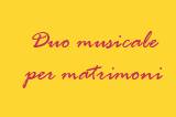 Duo musicale per matrimoni