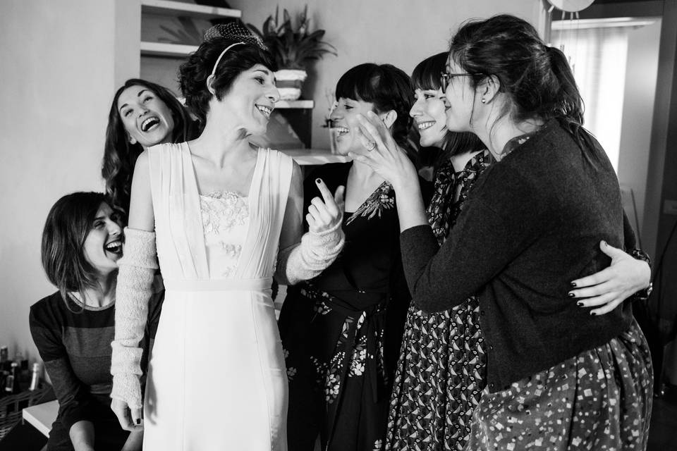 La sposa e le amiche