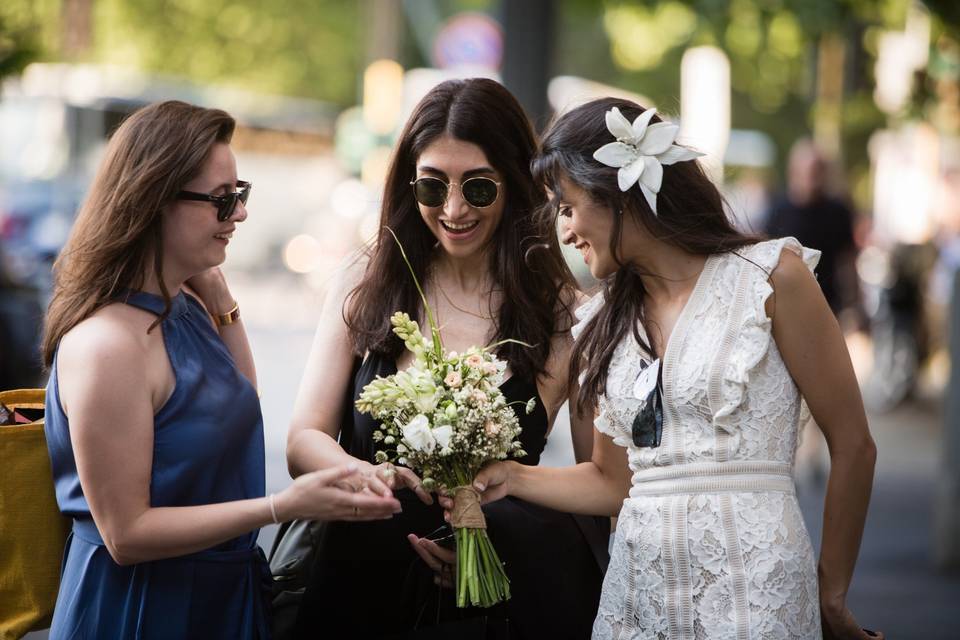 La sposa e le sue amiche