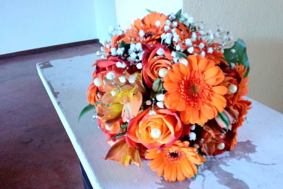 Bouquet arancione