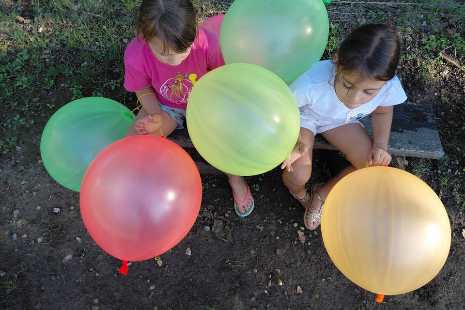 Bimbi globo fluo