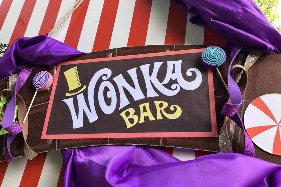 Carrello dolci wonka bar bimbi