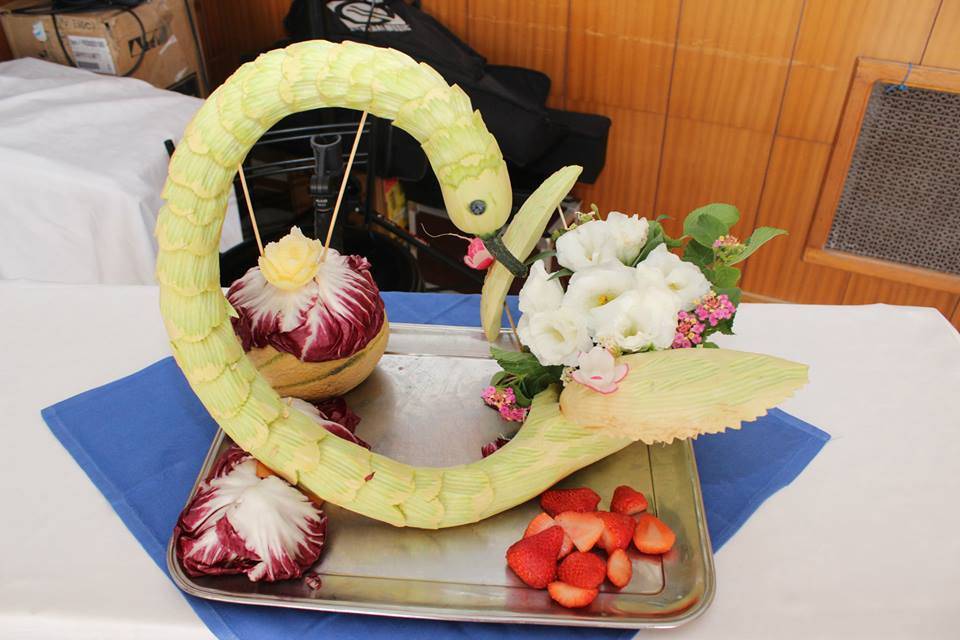 Scultura di frutta