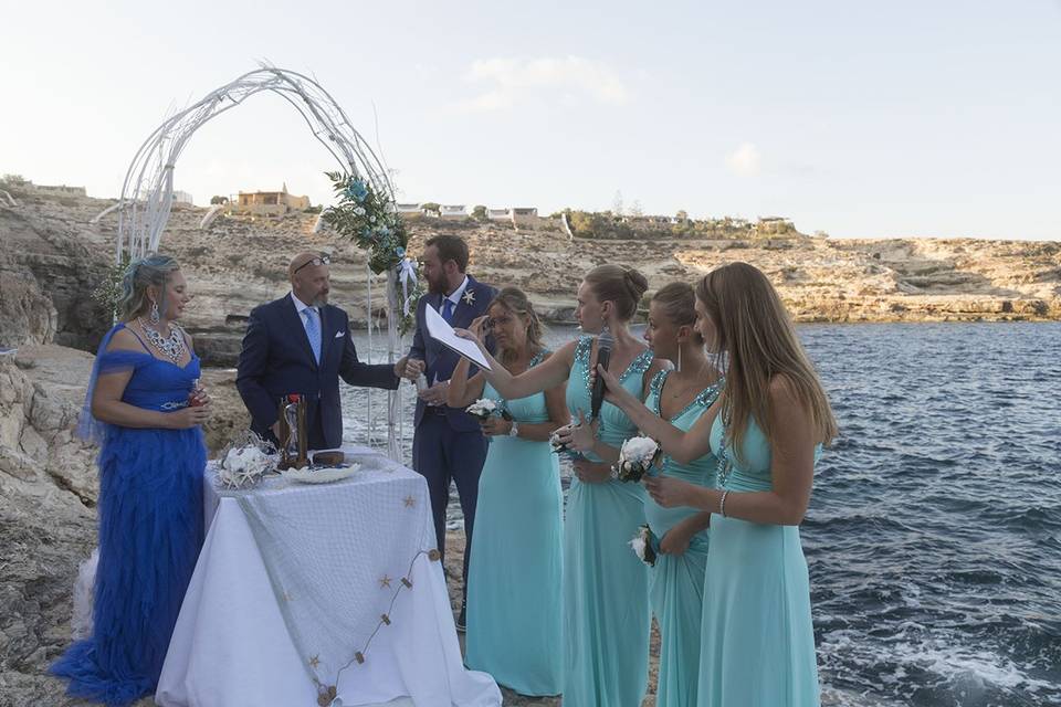 Wedding in Lampedusa di Lorena Lombardo