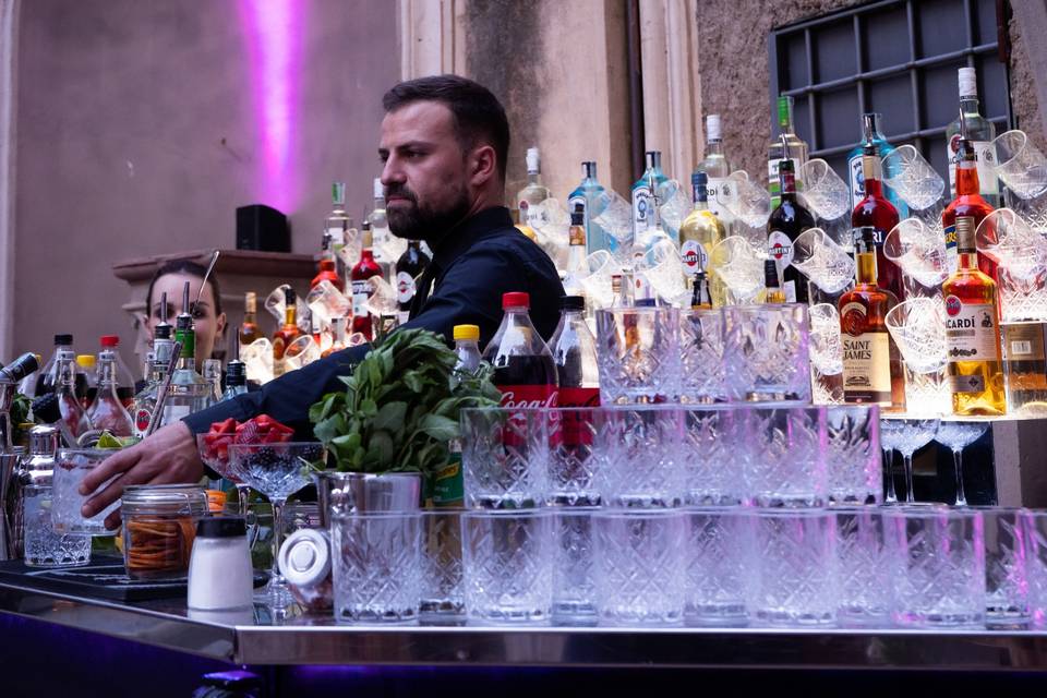 Bartender - wedding - open bar