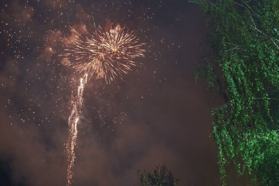 Wedding - fuochi d'artificio