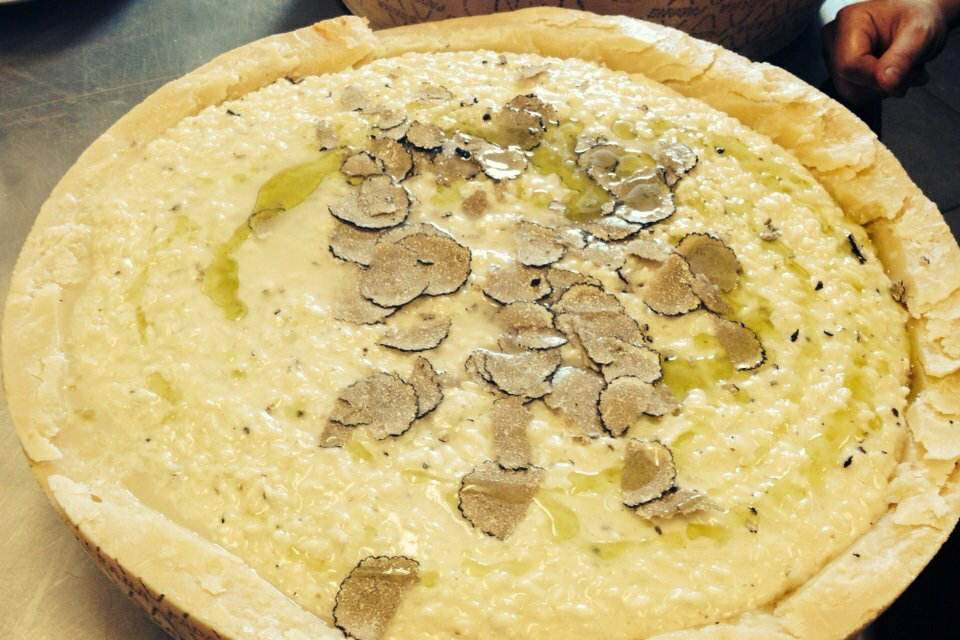 Parmigiano, riso e tartufo