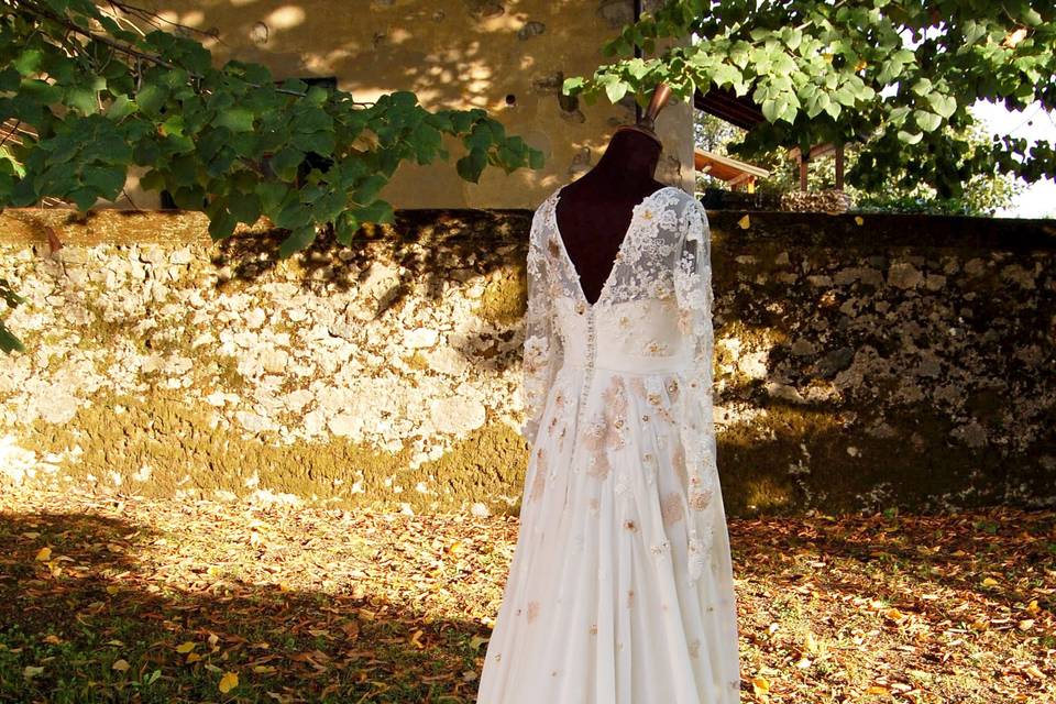 Abito da sposa chiffon